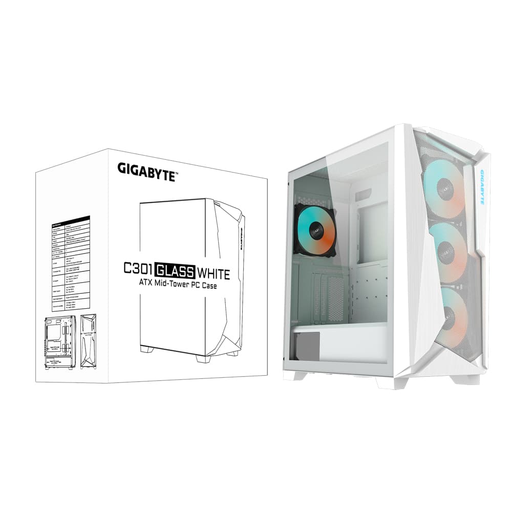 Carcasa C301 GW V2 White "C301GW V2" — miniatură