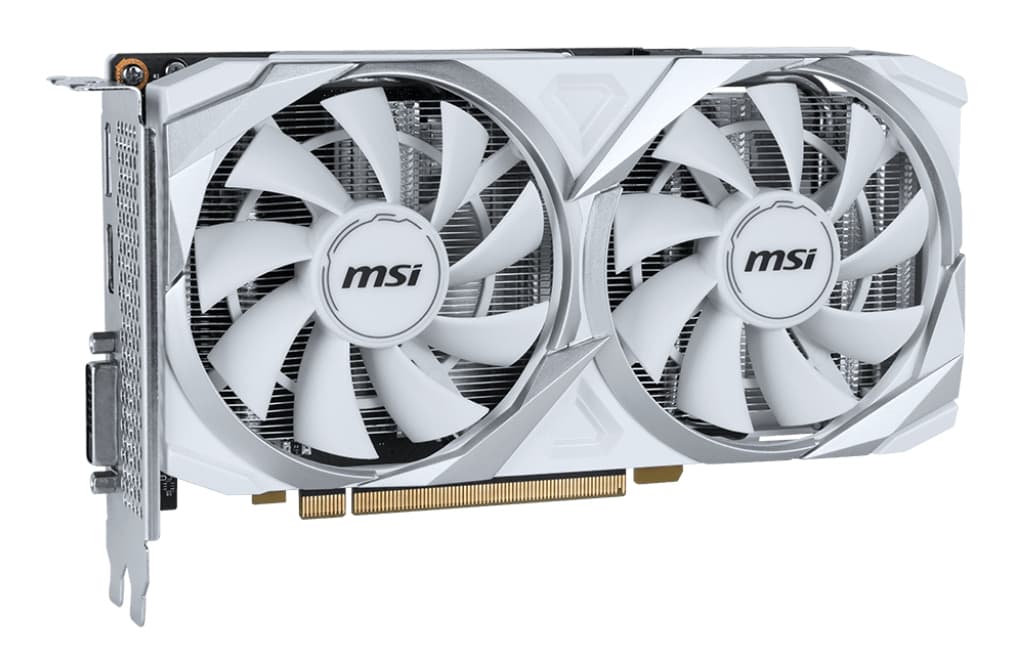 MSI GeForce RTX 3050 VENTUS 2X XS WHITE 8G OC "GeForce RTX 3050 VENTUS 2X XS WHITE 8G OC" — miniatură