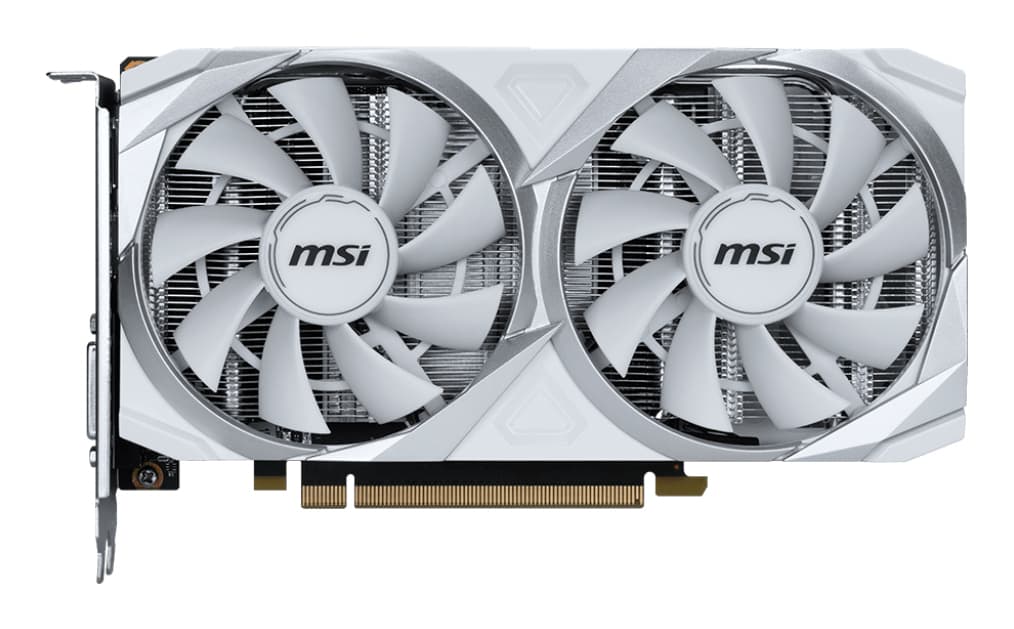 MSI GeForce RTX 3050 VENTUS 2X XS WHITE 8G OC "GeForce RTX 3050 VENTUS 2X XS WHITE 8G OC"