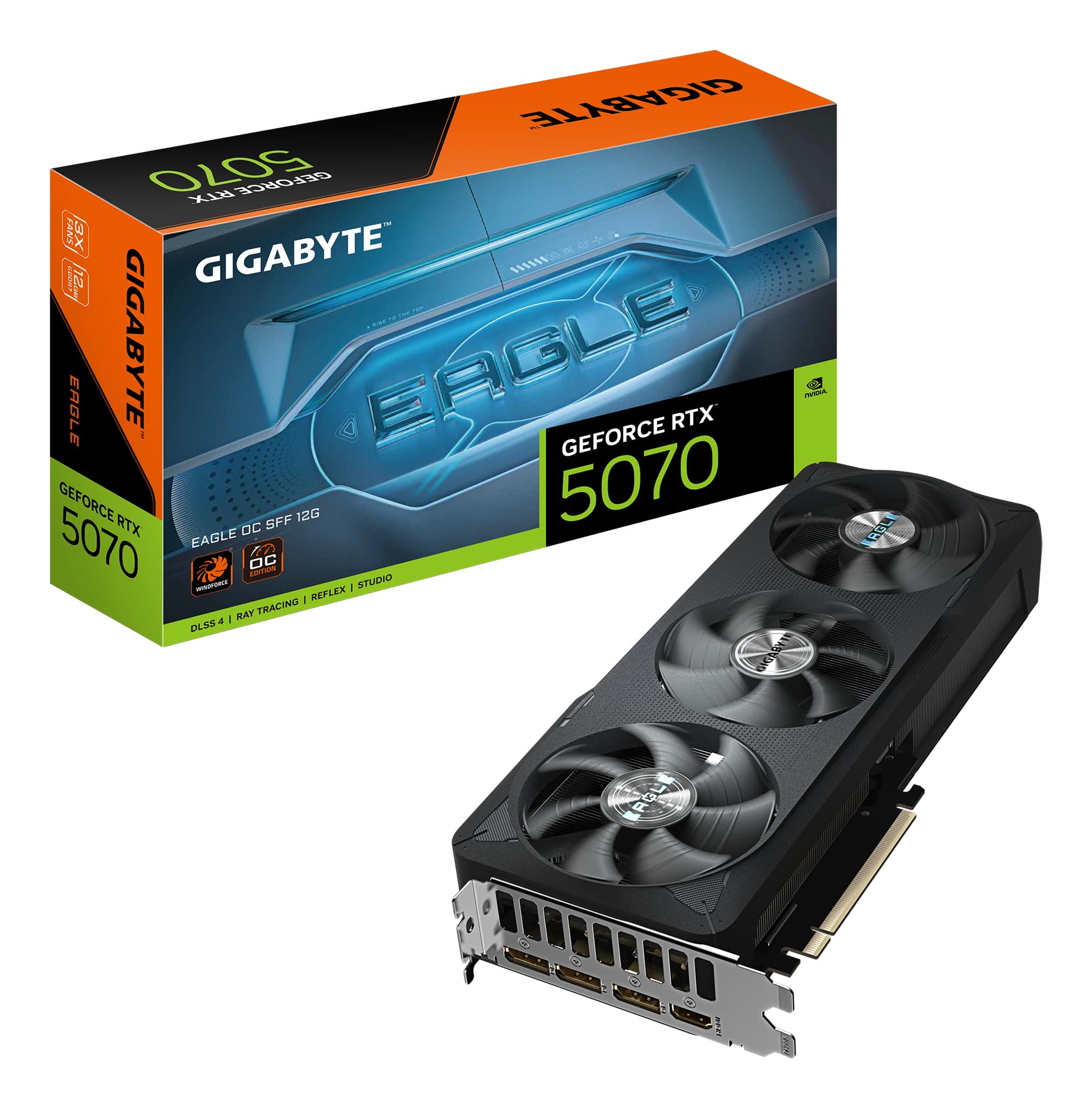 VGA PCIE16 RTX5070 12GB GDDR7/GV-N5070EAGLE OC-12GD GIGABYTE "GV-N5070EAGLE OC-12GD"