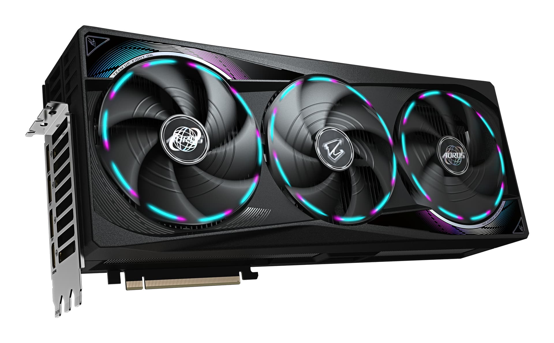 Placa video Aorus GeForce RTX 5090 Master 32G, 32768 MB GDDR7 "GV-N5090AORUS M-32GD" — miniatură