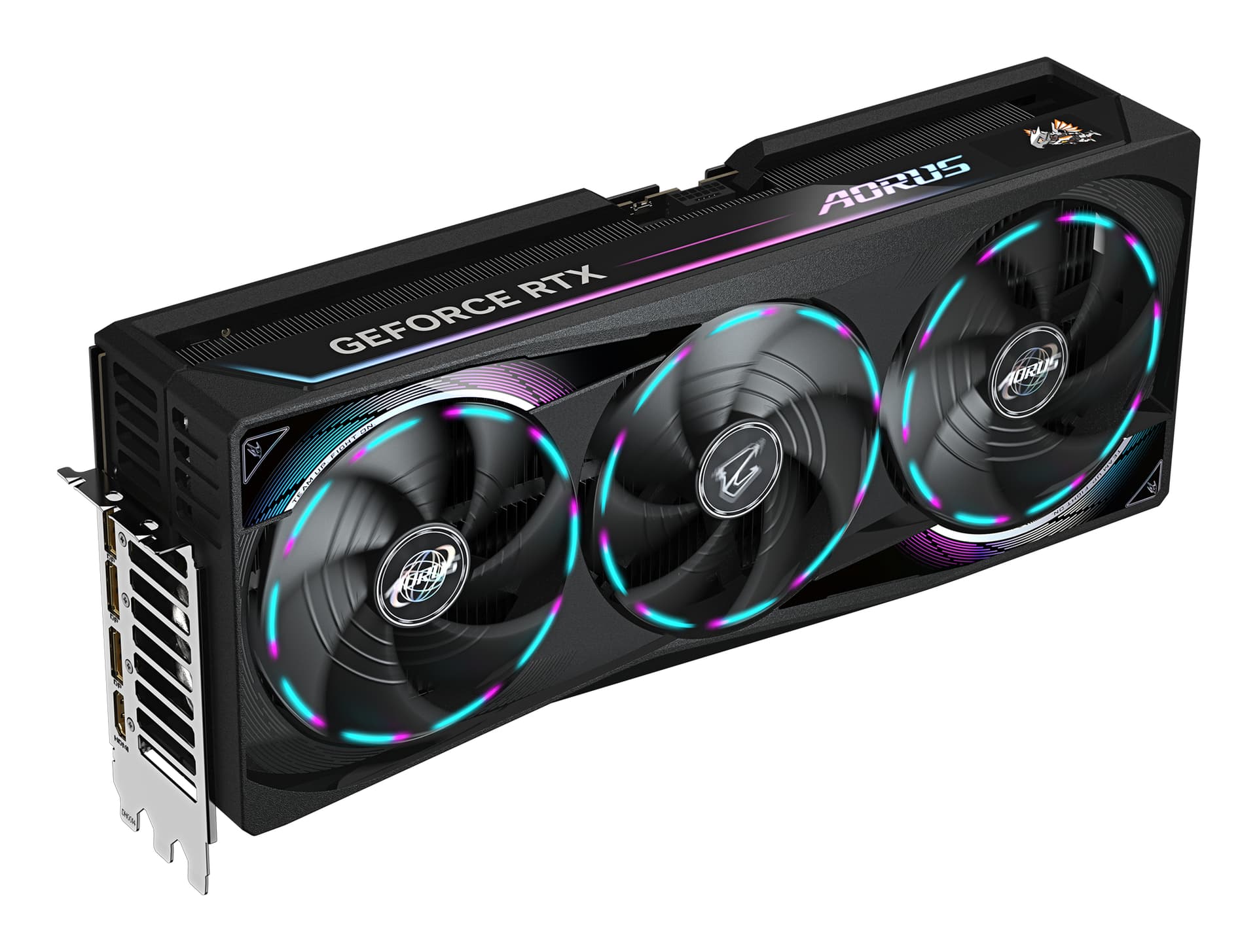 Placa video Aorus GeForce RTX 5090 Master 32G, 32768 MB GDDR7 "GV-N5090AORUS M-32GD" — miniatură