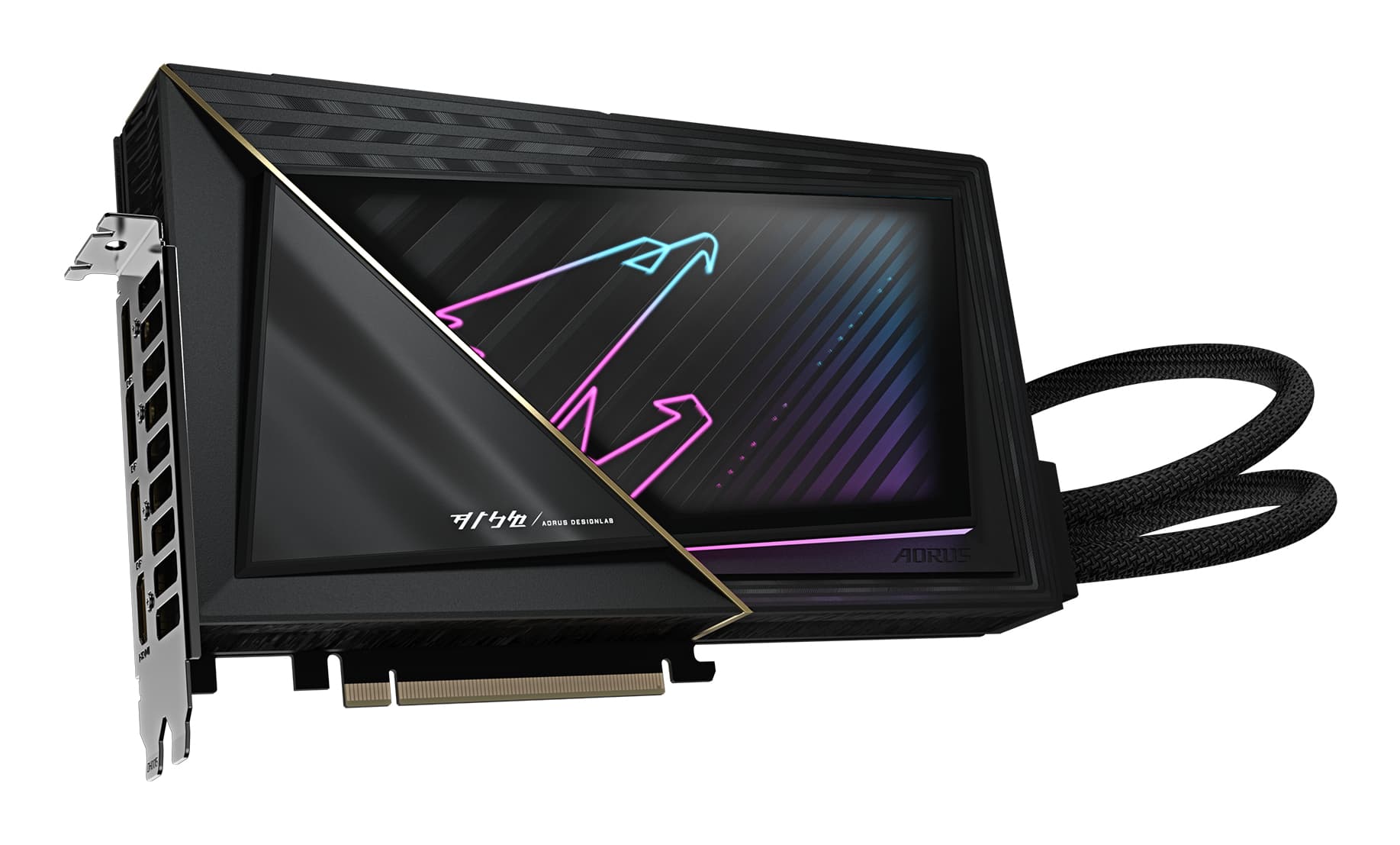 PLACA VIDEO GIGABYTE AORUS GeForce RTX 5090 XTREME WATERFORCE 32G "GV-N5090AORUSX W-32GD" — miniatură