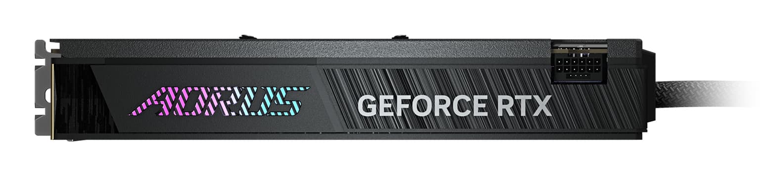 PLACA VIDEO GIGABYTE AORUS GeForce RTX 5090 XTREME WATERFORCE 32G "GV-N5090AORUSX W-32GD" — miniatură
