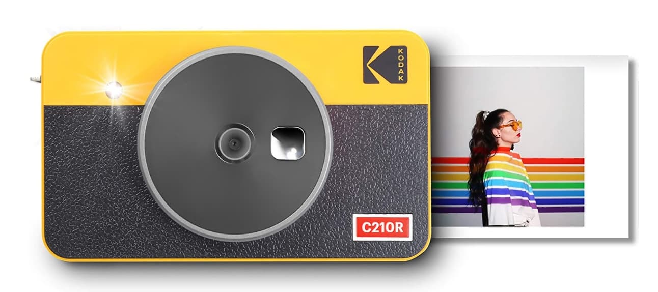 Camera foto instant Mini Shot 2 Retro Kodak Yellow/1.7" LCD/10MP/4PASS/ "KOCAMC210RY" — miniatură