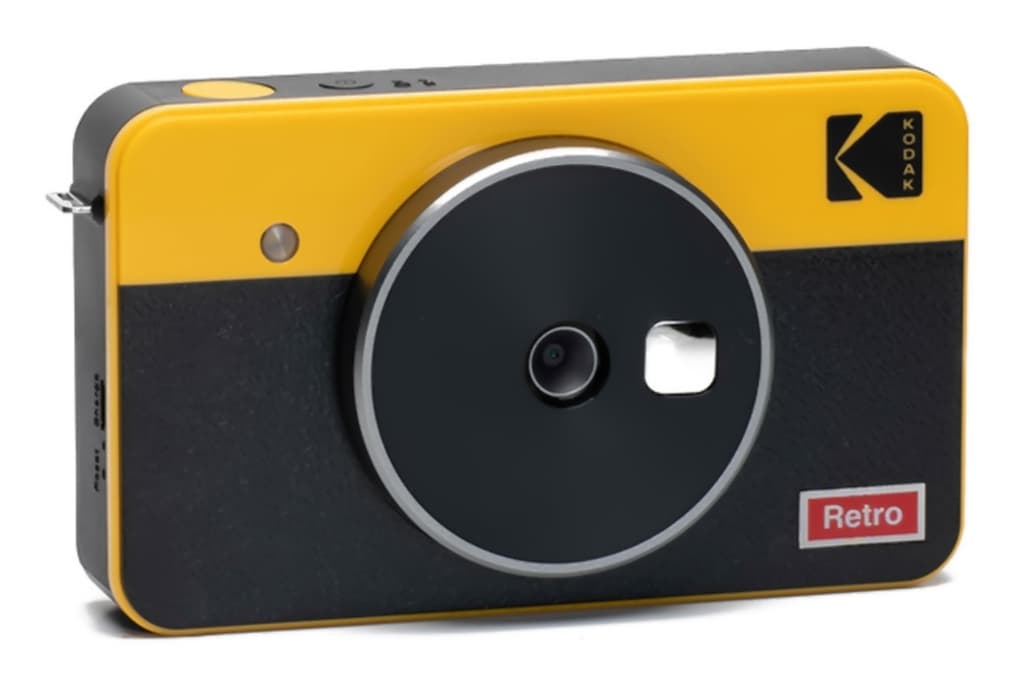 Camera foto instant Mini Shot 2 Retro Kodak Yellow/1.7" LCD/10MP/4PASS/ "KOCAMC210RY" — miniatură