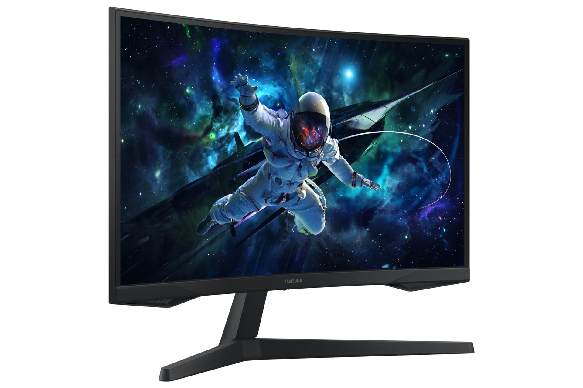 Monitor LED Monitor VA LED WQHD-Gaming-Monitor Odyssey G55C - 68 cm (27") - 2560 x 1440 WQHD Negru "LS27CG554EUXEN" — miniatură