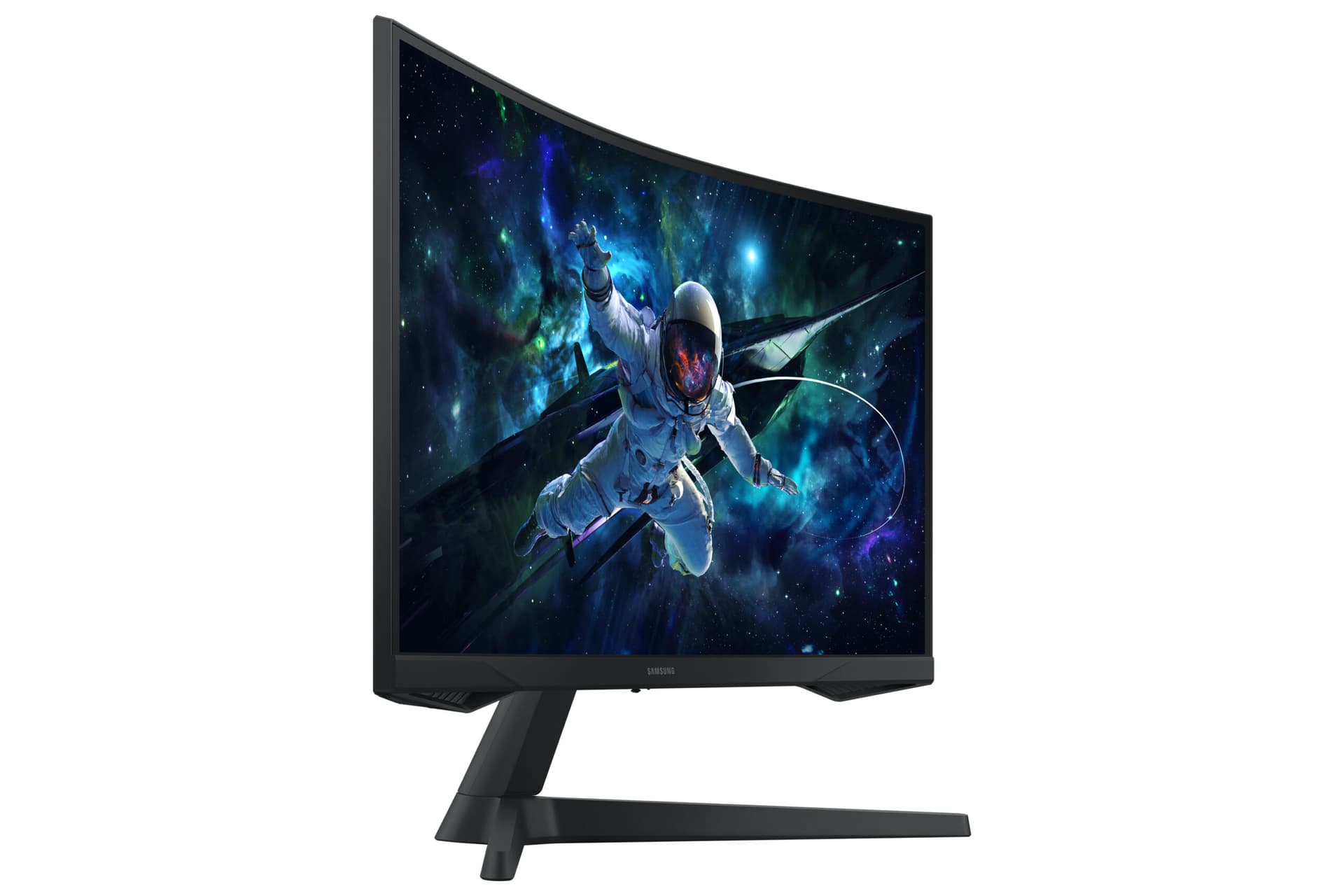 Monitor LED Monitor VA LED WQHD-Gaming-Monitor Odyssey G55C - 68 cm (27") - 2560 x 1440 WQHD Negru "LS27CG554EUXEN" — miniatură