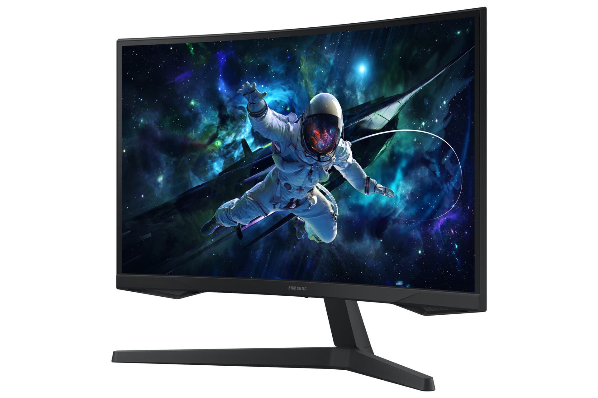 Monitor LED Monitor VA LED WQHD-Gaming-Monitor Odyssey G55C - 68 cm (27") - 2560 x 1440 WQHD Negru "LS27CG554EUXEN" — miniatură