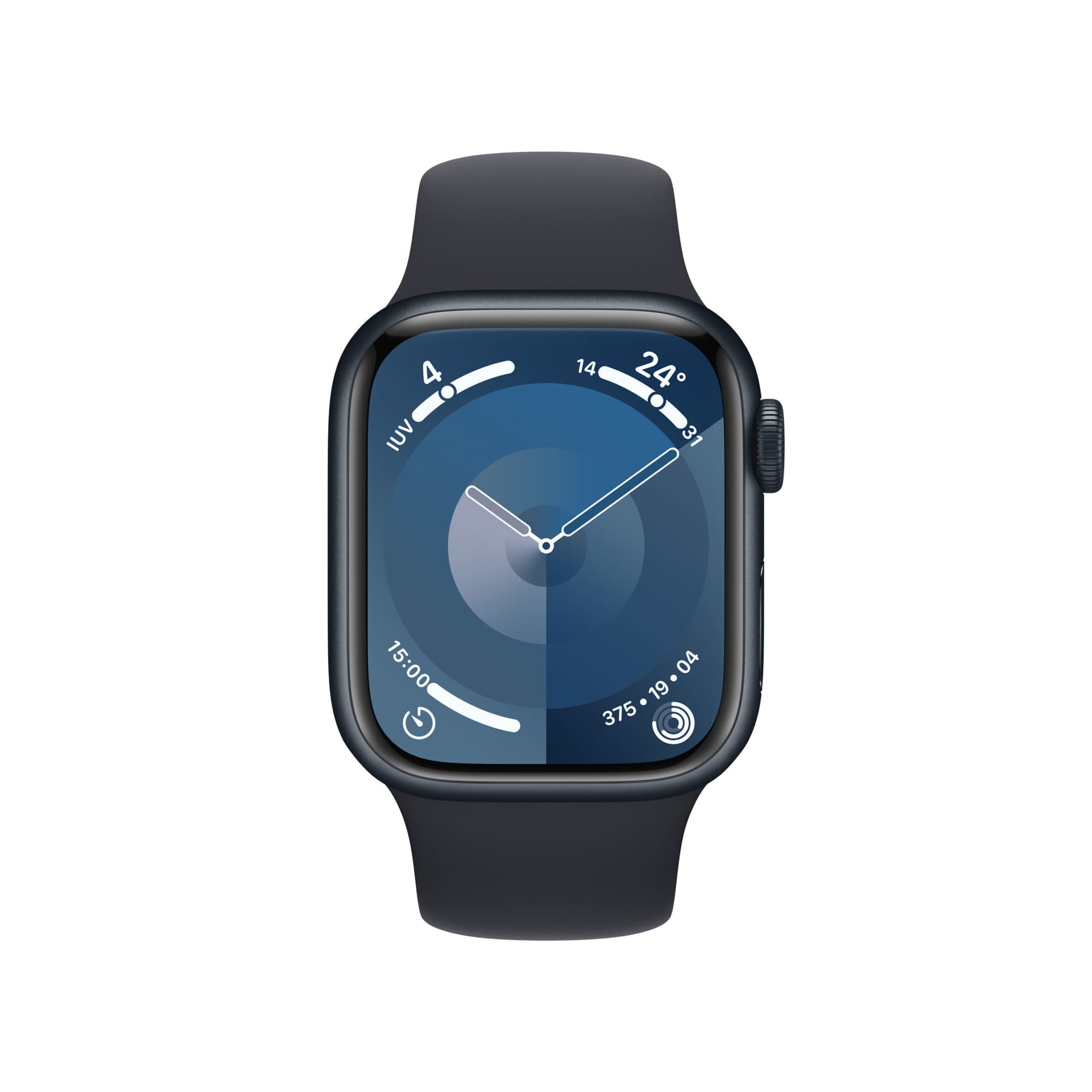 Smartwatch Watch Series 9 GPS 41mm Midnight Aluminium Case with Sport Band S/M Midnight "MR8W3EU" — miniatură