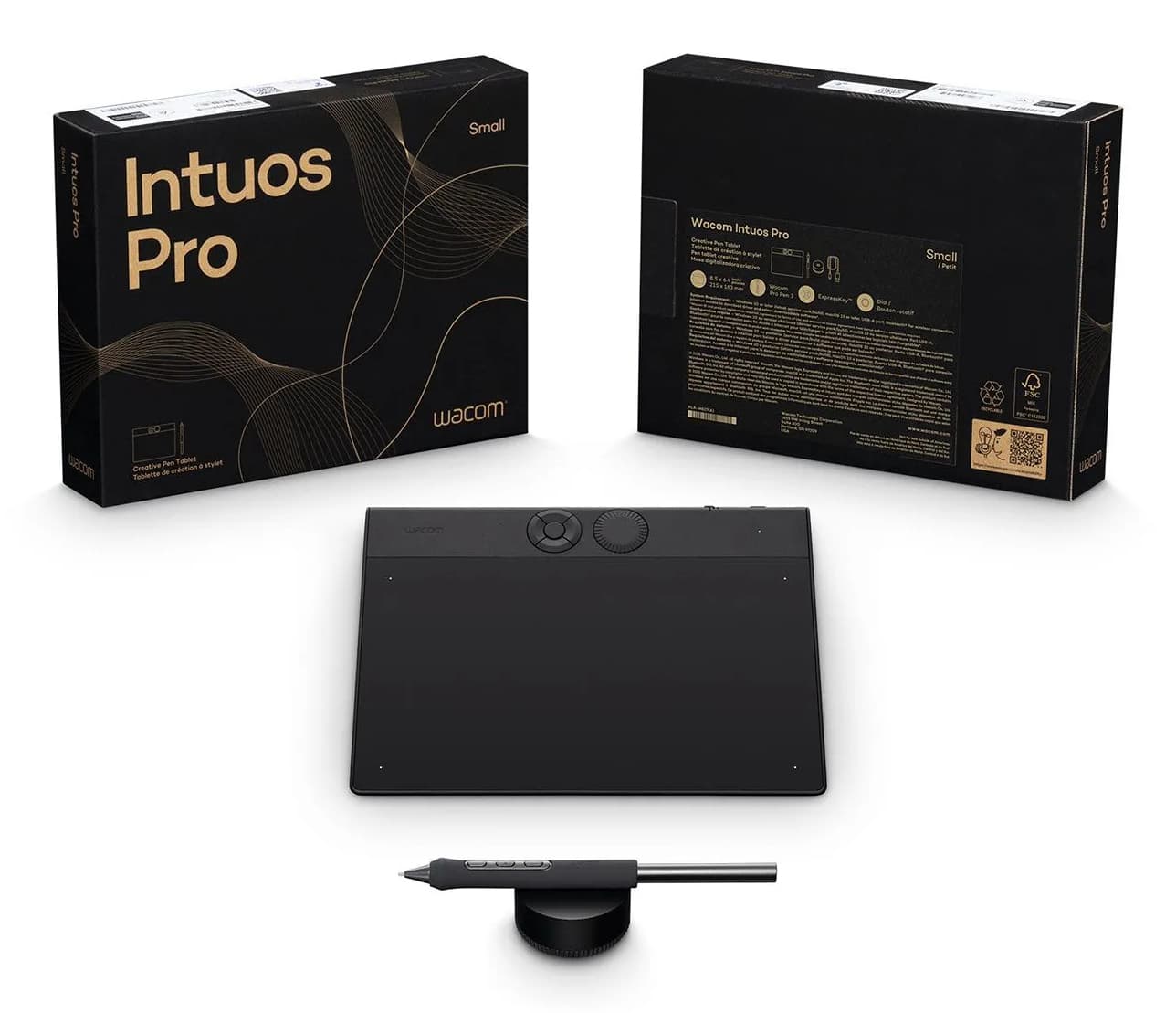 Wacom Intuos Pro S [2025] Pen Tablet Small "PTK470K0B" — miniatură
