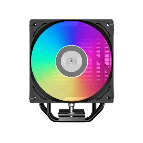 COOLER PCCooler "RT400 ARGB BK" skt. Intel si AMD, racire cu aer, vent. 120mm, 500 - 2200 rpm, 4 heatpipes, inaltime 152mm, iluminare ARGB,"RT400 ARGB BK"