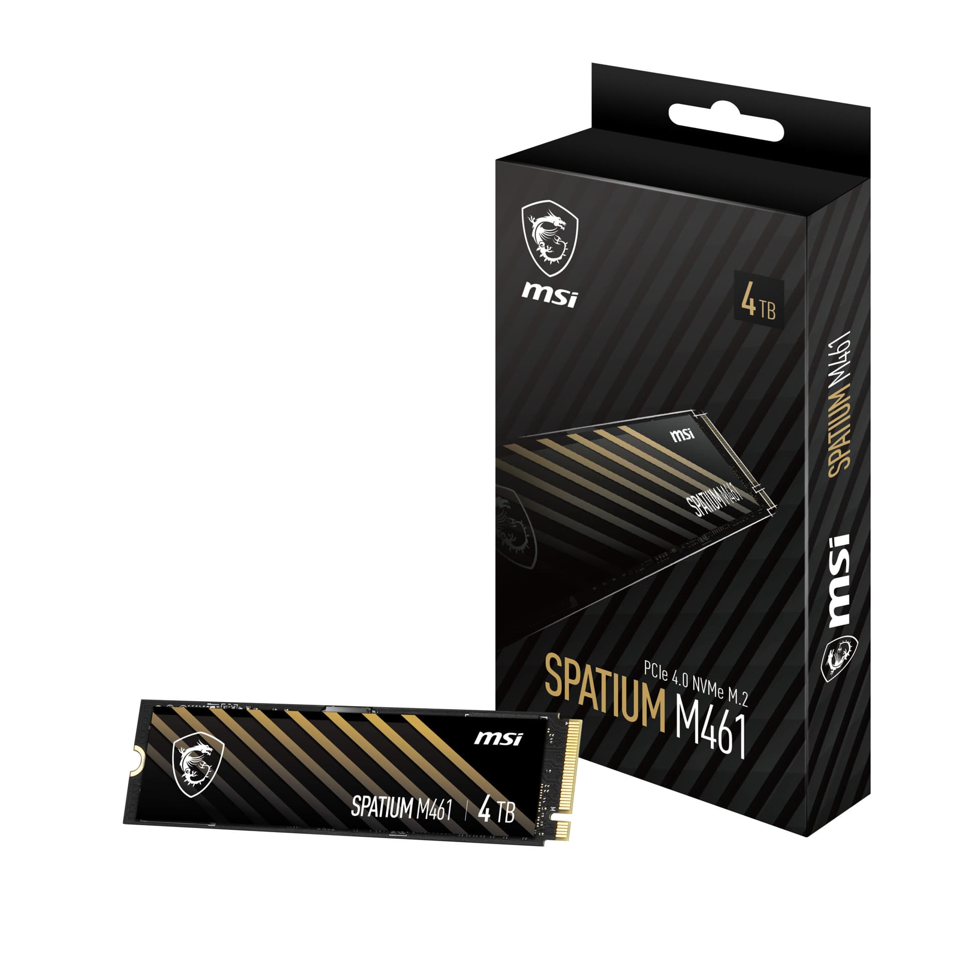 SSD MSI SPATIUM M461 PCIe 4.0 NVMe M.2 4TB "SPATIUM M461 PCIe 4.0 NVMe M.2 4TB" — miniatură