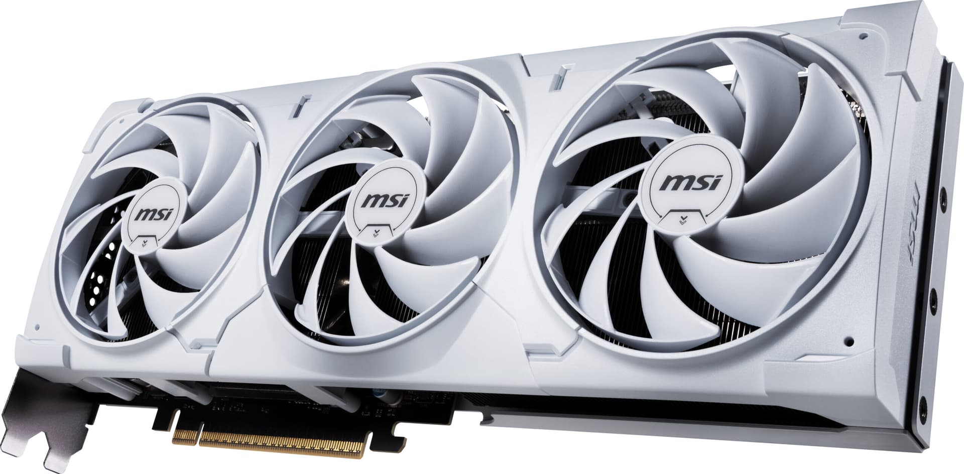 Placa video GeForce RTX 5080 Ventus 3X OC White 16GB GDDR7 PCI-Express "V531-062R" — miniatură