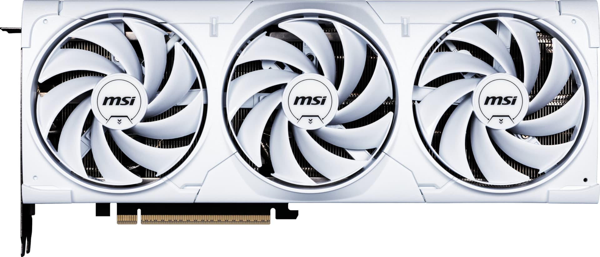 Placa video GeForce RTX 5080 Ventus 3X OC White 16GB GDDR7 PCI-Express "V531-062R" — miniatură