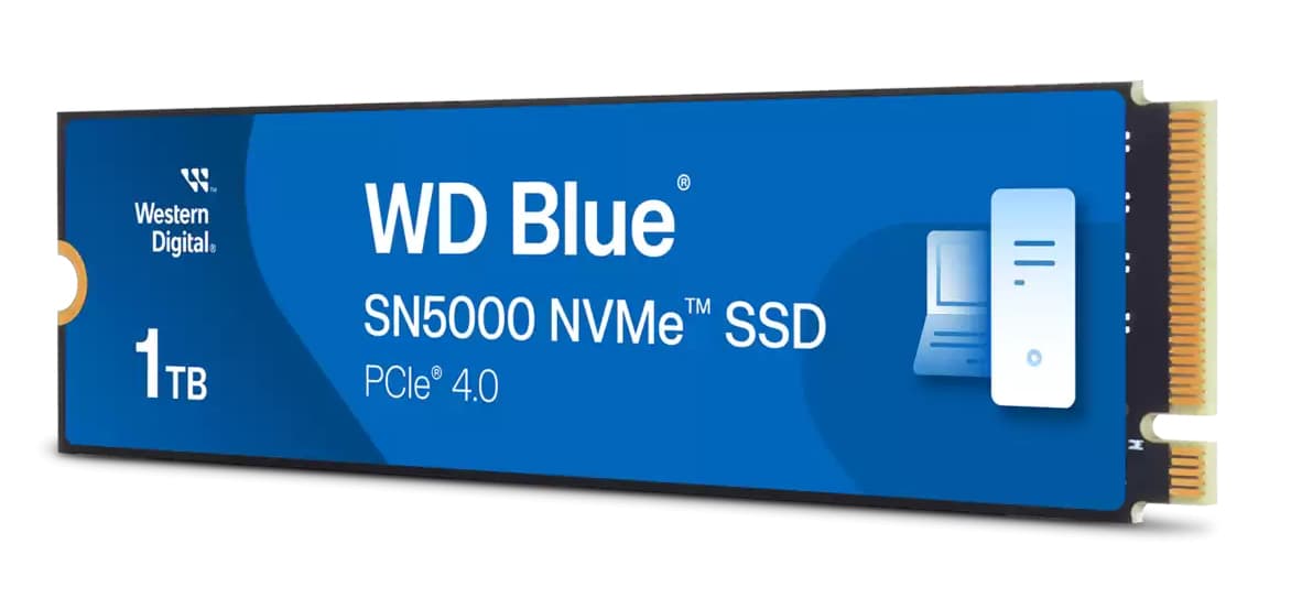 SSD PCIE G4 M.2 NVME 1TB/BLUE SN5000 WDS100T4B0E WDC "WDS100T4B0E" — miniatură