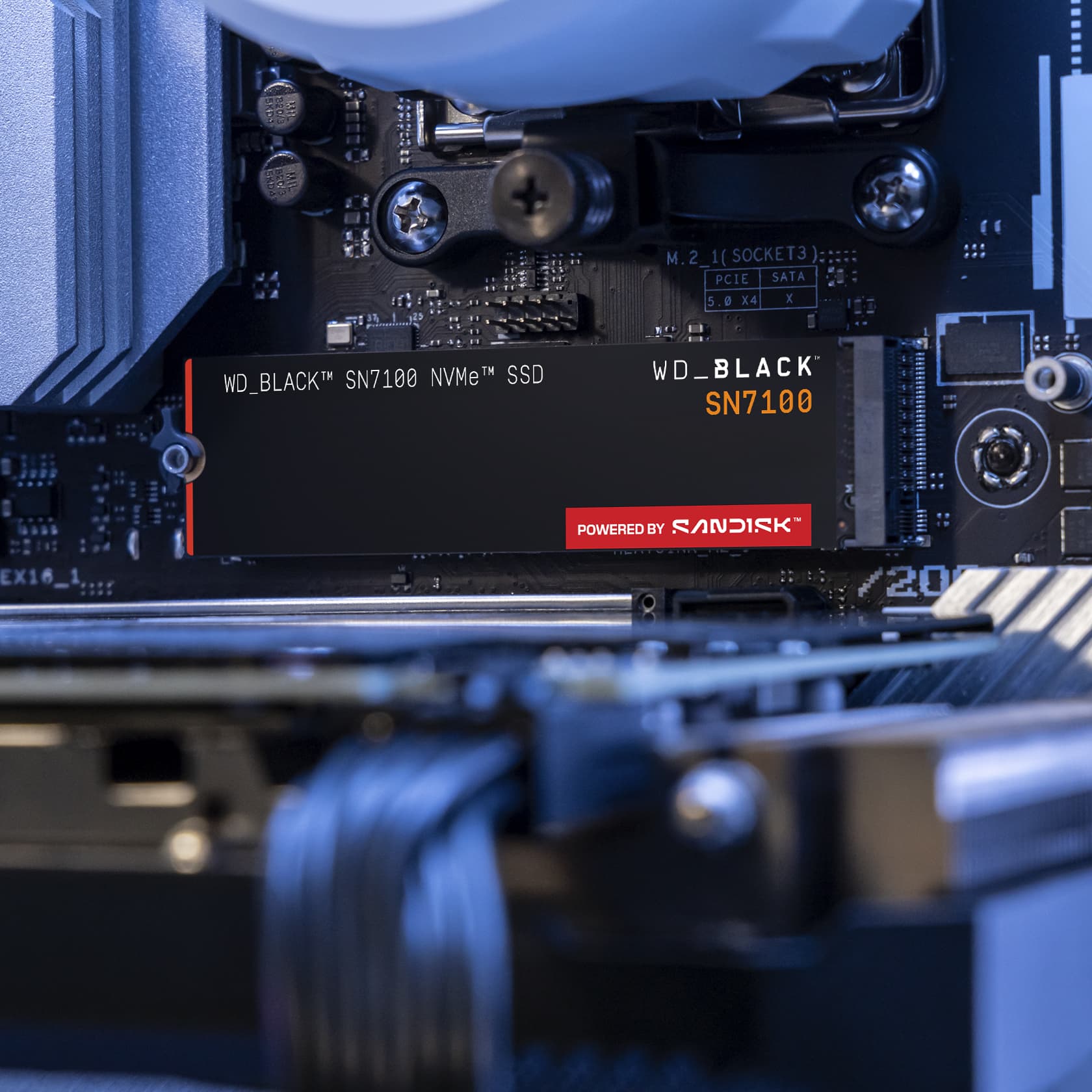 SSD PCIE G4 M.2 NVME 2TB/BLACK SN7100 WDS200T4X0E WDC "WDS200T4X0E" — miniatură