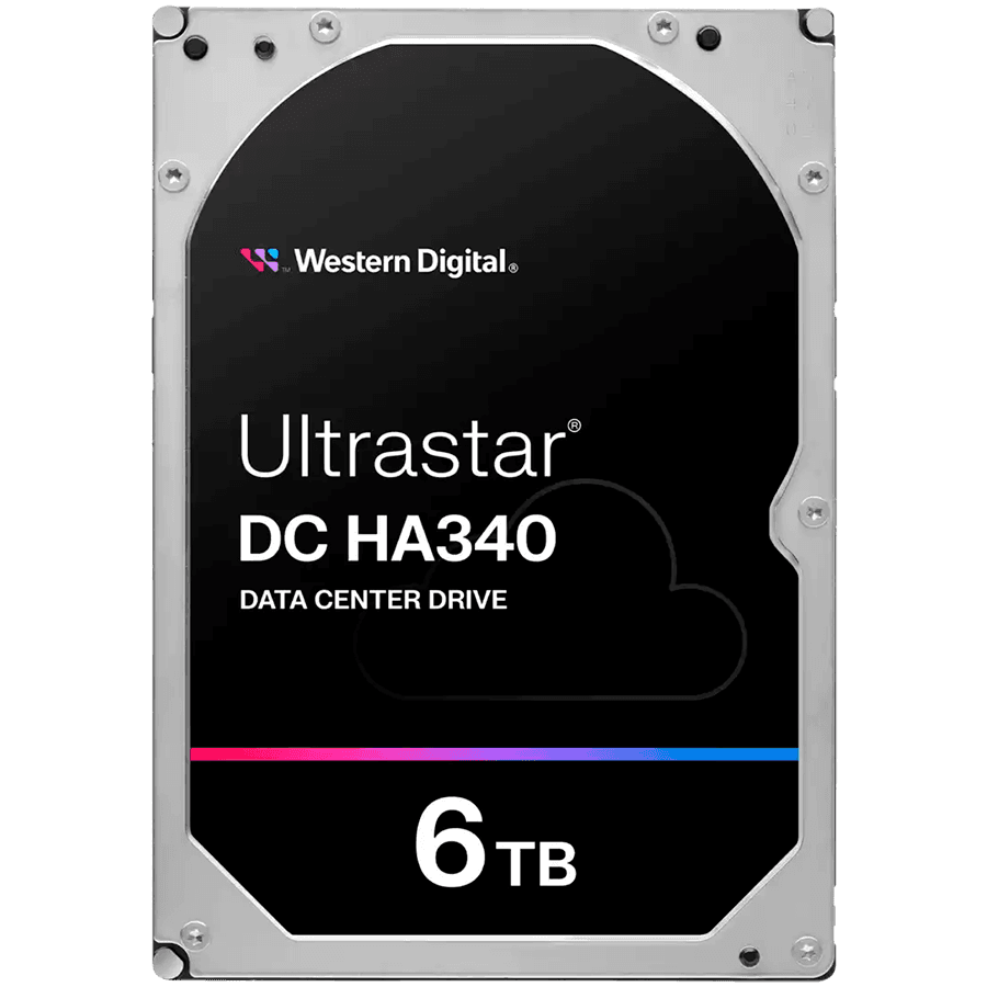 HDD Server WD Ultrastar DC HA340 6TB 512e SE, 3.5"", 256MB, 7200 RPM, SATA, SKU: 0B47077 "WUS721206BLE6L4"