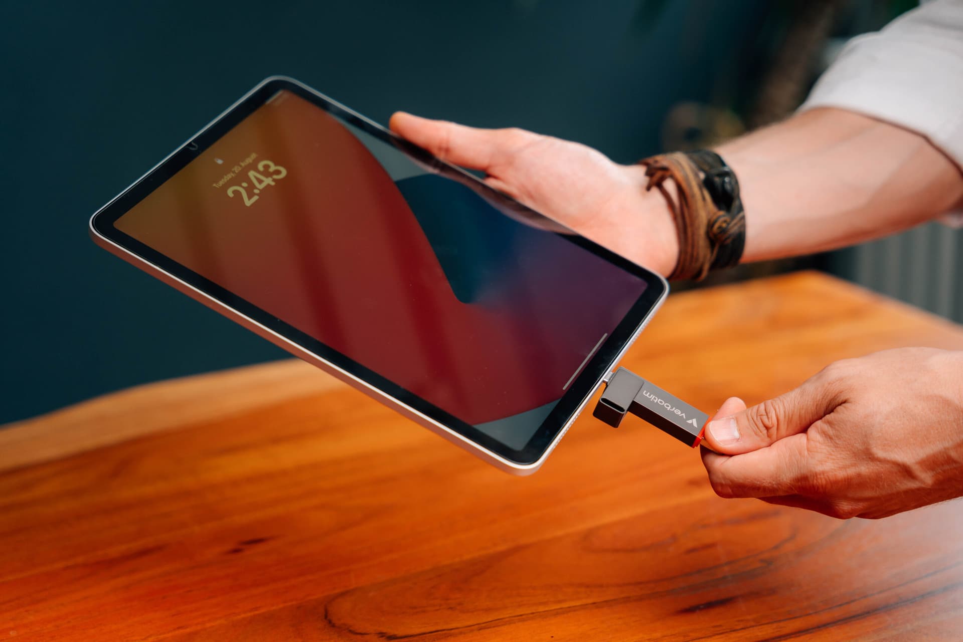 Memorie USB Verbatim USB Type-C/USB-A USB 3.2 Gen 1 conectivitate dubla 128GB Gri "32040" — miniatură