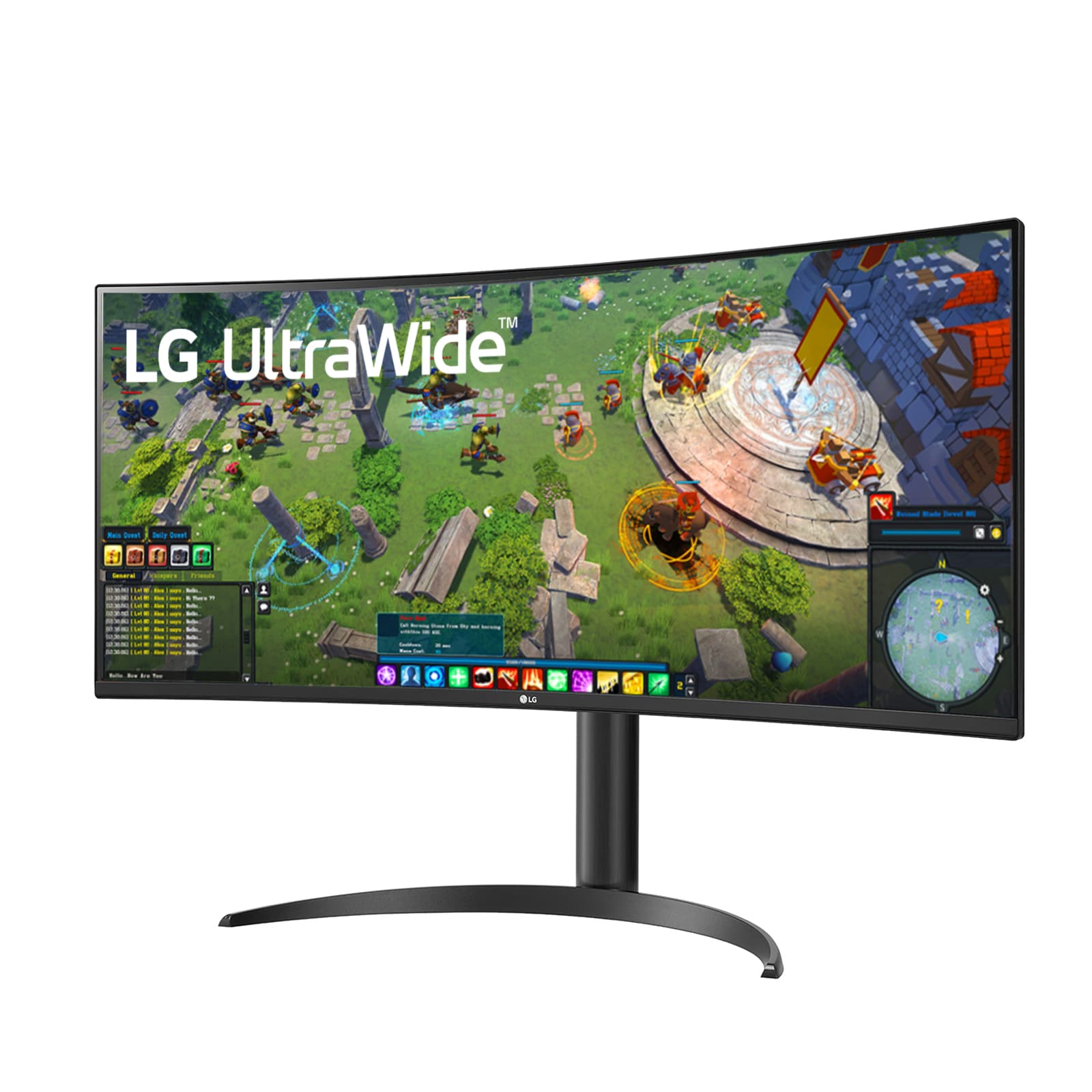 Monitor LED 34WP65CP-B 34" 100Hz 5ms HDMI DP "34WP65CP-B" — miniatură
