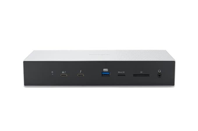 DOCKING Station KENSINGTON universal, conecPC USB-C, Thunderbolt 5, USB-A 3.2x3, USB Type Cx1, Thunderbolt 4, Thunderbolt 5 x3, RJ-45, NB 140 W, SD,microSD,Audio,negru "SD5000T5" "K35201EU" — miniatură