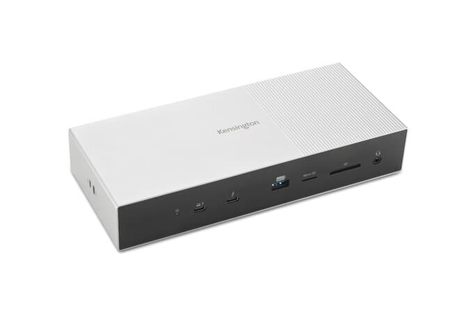DOCKING Station KENSINGTON universal, conecPC USB-C, Thunderbolt 5, USB-A 3.2x3, USB Type Cx1, Thunderbolt 4, Thunderbolt 5 x3, RJ-45, NB 140 W, SD,microSD,Audio,negru "SD5000T5" "K35201EU" — miniatură