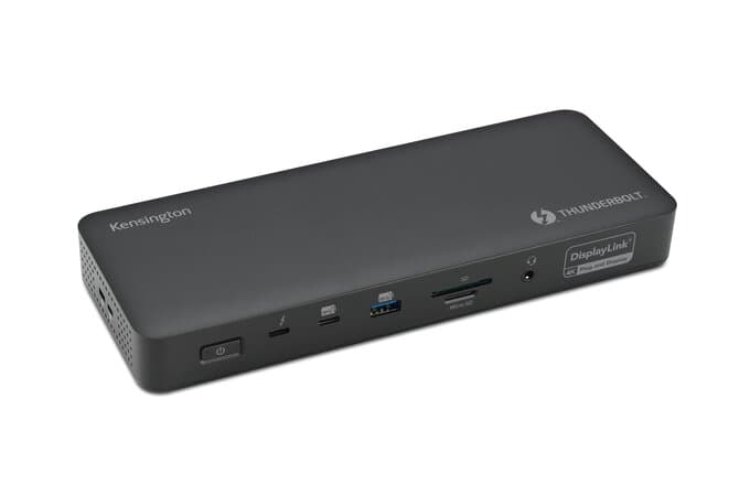 DOCKING Station KENSINGTON universal, conecPC USB-C, Thunderbolt 4, USB-A 3.1x3, USB Type Cx1, Thunderbolt 4, HDMI v2.0, DP v1.4x1, DP v1.2x2, RJ-45, NB 96 W, SD,microSD,Audio,negru "SD5920T" "K35234EU" — miniatură