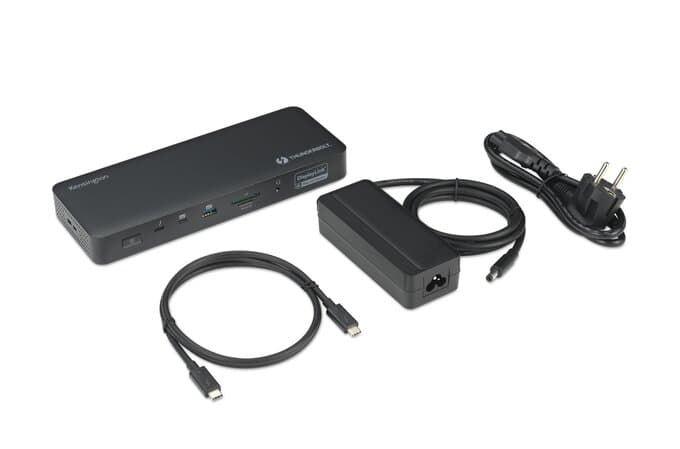 DOCKING Station KENSINGTON universal, conecPC USB-C, Thunderbolt 4, USB-A 3.1x3, USB Type Cx1, Thunderbolt 4, HDMI v2.0, DP v1.4x1, DP v1.2x2, RJ-45, NB 96 W, SD,microSD,Audio,negru "SD5920T" "K35234EU" — miniatură