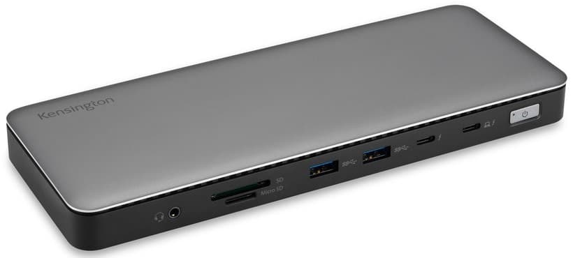 DOCKING Station KENSINGTON universal, conecPC USB-C, Thunderbolt 4, USB 2.0x4, USB Type Cx2, Thunderbolt 4, HDMIx2, RJ-45, NB 96 W, SD,microSD,Audio,negru "SD5760T" "K34110EU" — miniatură