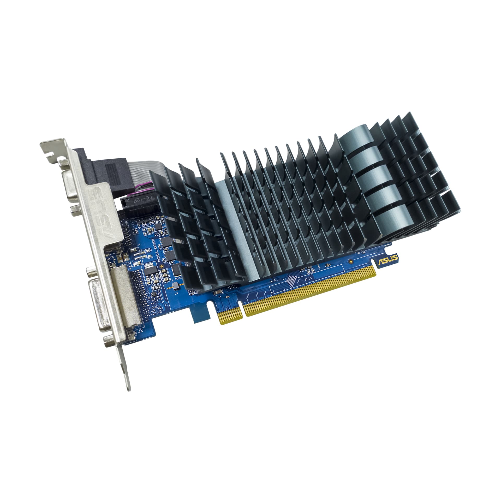 Placa video ASUS GT710-SL-2GD5-BRK-EVO 2GB GDDR5 HDMI DVI-D LP "90YV0ALA-M0NA00" — miniatură
