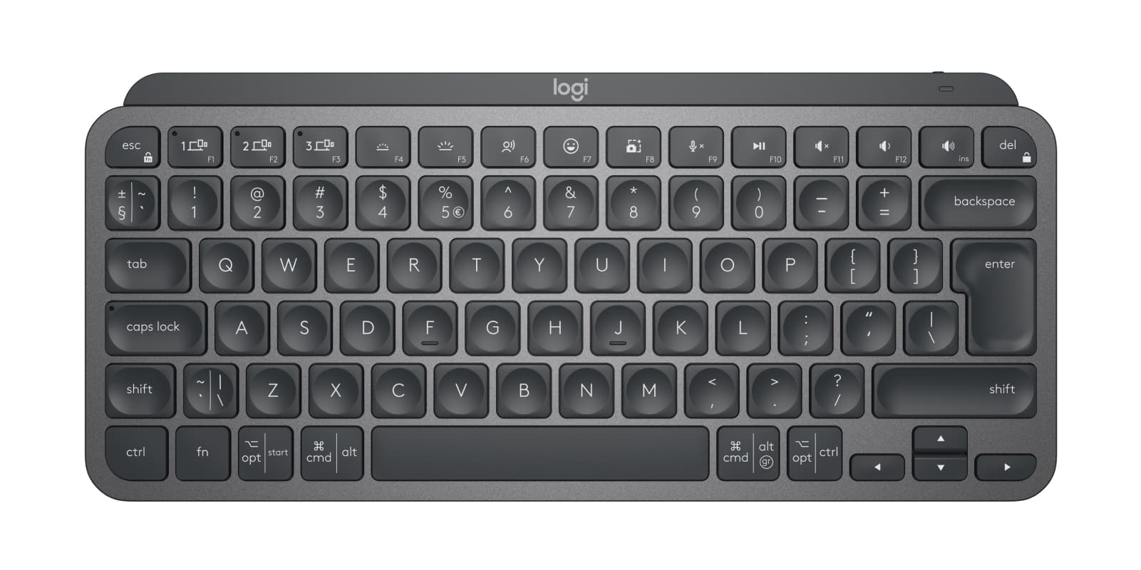 LOGITECH MX Keys Mini Bluetooth Combo - GRAPHITE -US INTL - B2B "920-011061" — miniatură
