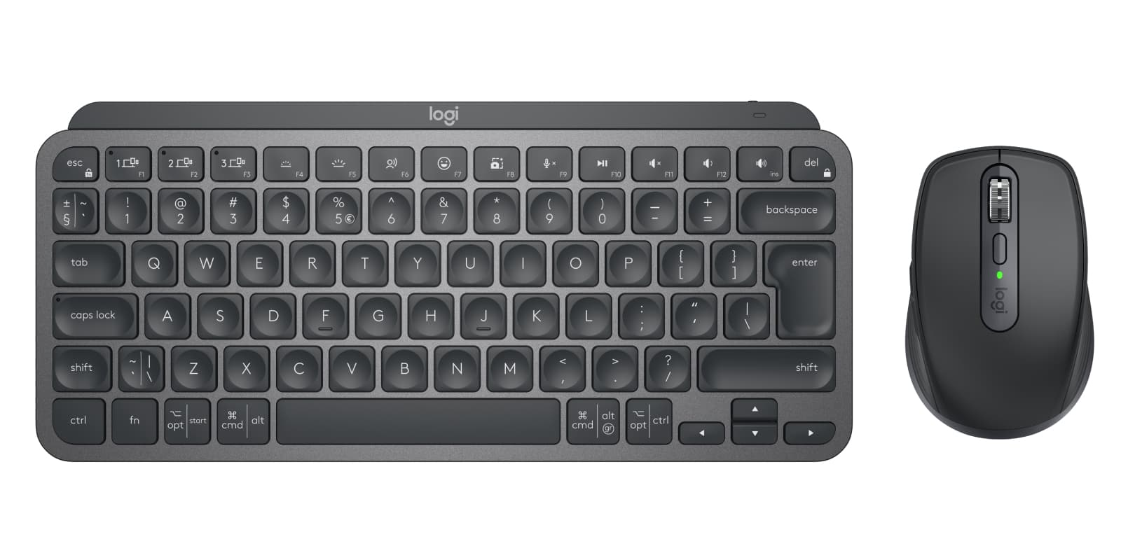 LOGITECH MX Keys Mini Bluetooth Combo - GRAPHITE -US INTL - B2B "920-011061" — miniatură