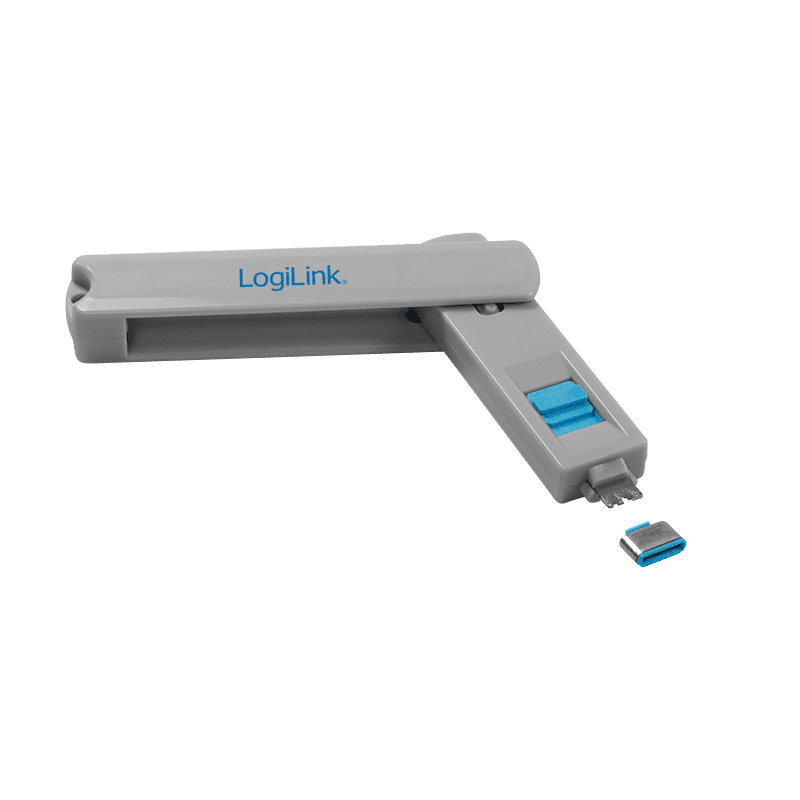 PORT Blocker LOGILINK, USB-C, 10 buc. nu contine cheie, "incuietori de USB" "AU0053"