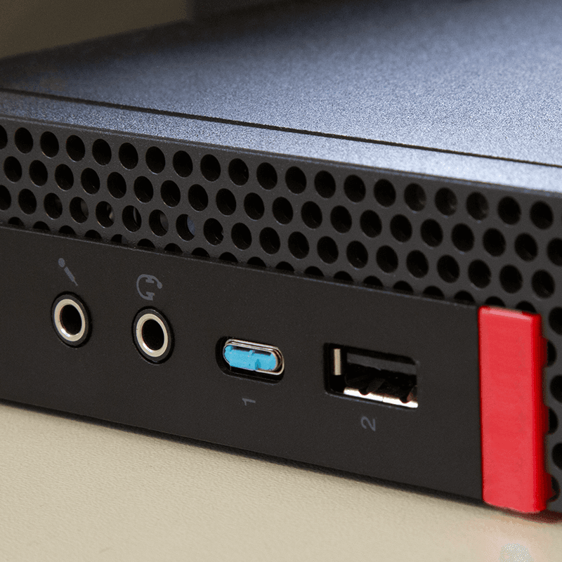 PORT Blocker LOGILINK, USB-C, 10 buc. nu contine cheie, "incuietori de USB" "AU0053" — miniatură