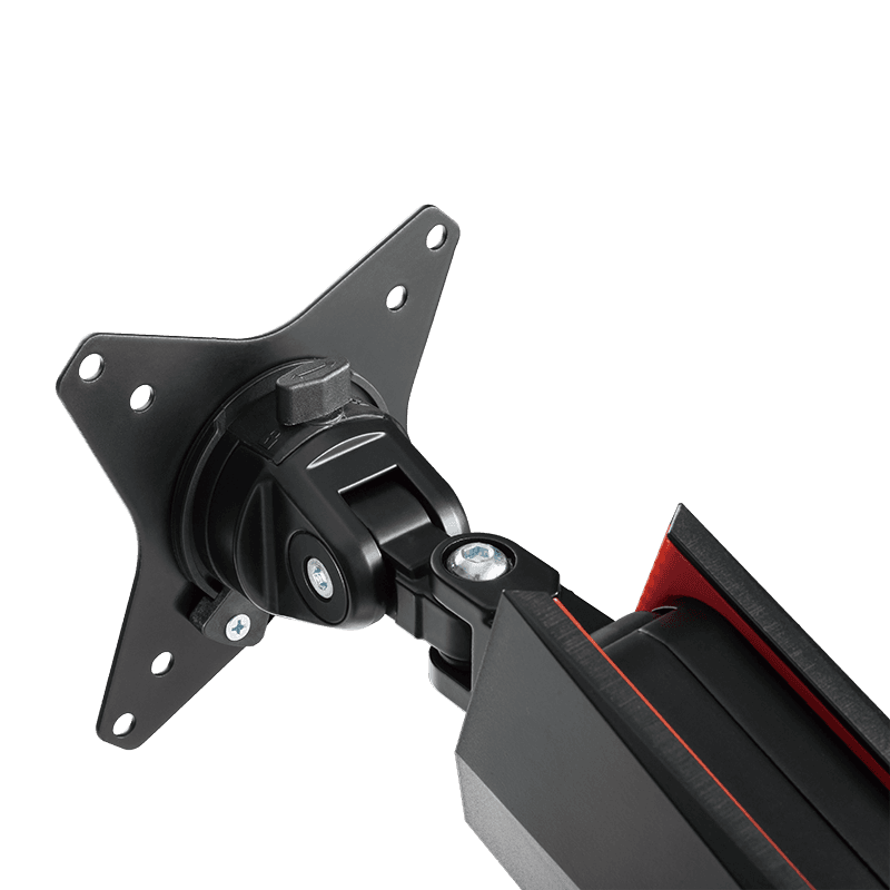 SUPORT de birou LOGILINK, pt 1 TV/monitor plat, diag. max 32 inch, rotatie, inclinare, verticala, max 8 Kg, gas spring, negru, "BP0091" — miniatură