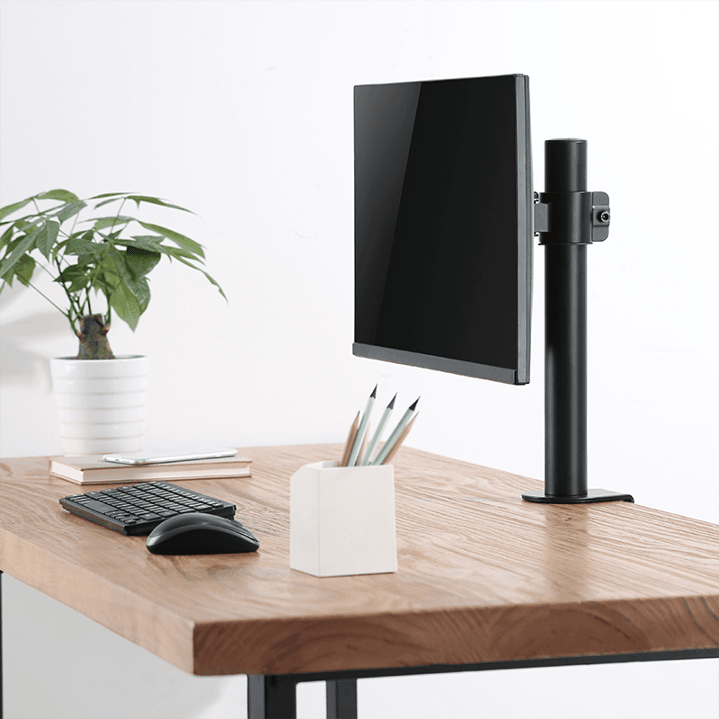 SUPORT de birou LOGILINK, pt 1 TV/monitor plat, diag. max 32 inch, rotatie, inclinare, verticala, max 9 Kg, negru, "BP0103" — miniatură