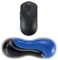 SUPORT ERGONOMIC KENSINGTON, "Slim Duo Gel Mouse", Suport pt. incheietura mainii, cu gel, albastru/negru, "K62439WW" — miniatură