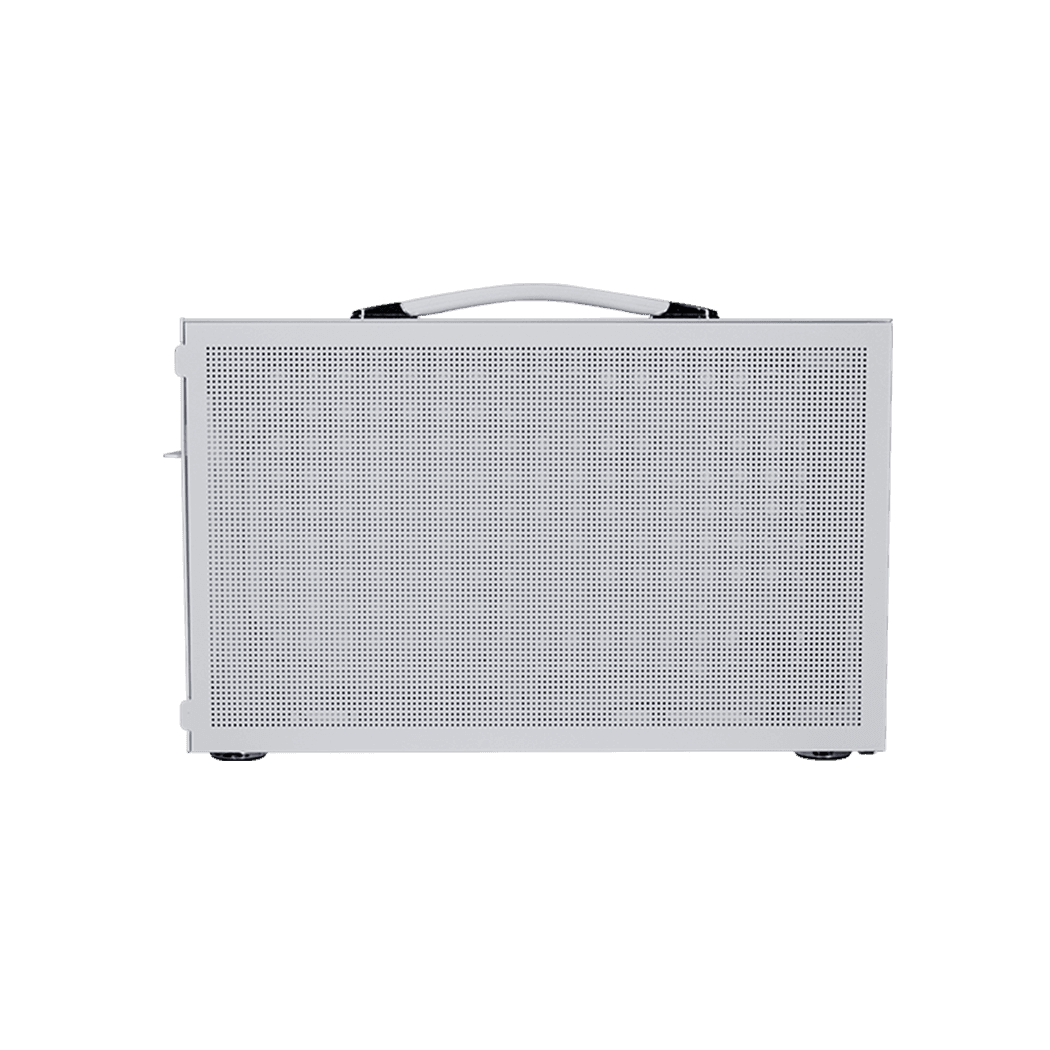 CARCASA PCCooler "K101 MESH", mini tower, office, fara sursa, compatibil sursa SFX, suporta 3xfan, USB-C x 1, USB 3.1 x 2, 3 sloturi expansiune, alb, "K101 MESH WH" — miniatură