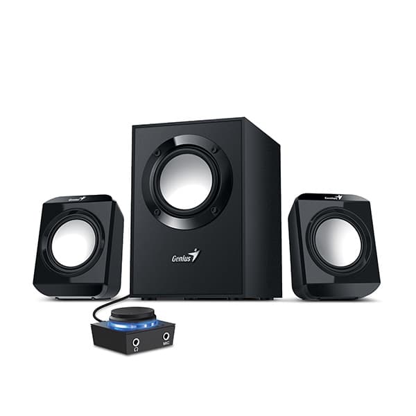 BOXE GENIUS 2.1, RMS: 10W, in-line control, black, #SW-2.1 300 II", "31730053401" — miniatură