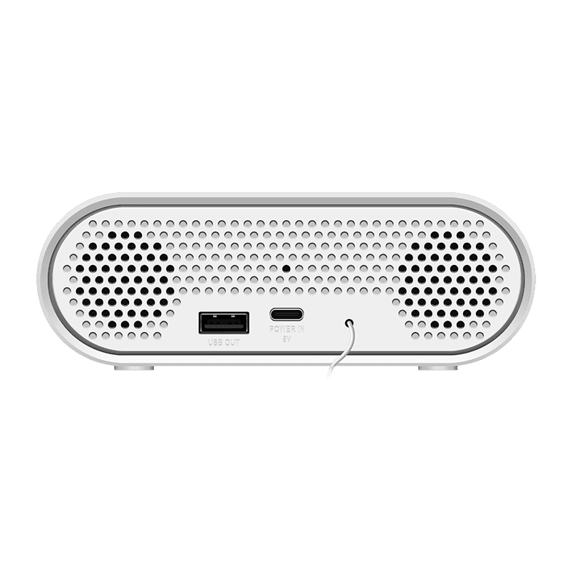 CEAS DIGITAL LOGILINK, radio, cu alarma, temperatura, umiditate, functie amanare, USB-C, alb, "SC0121W" — miniatură