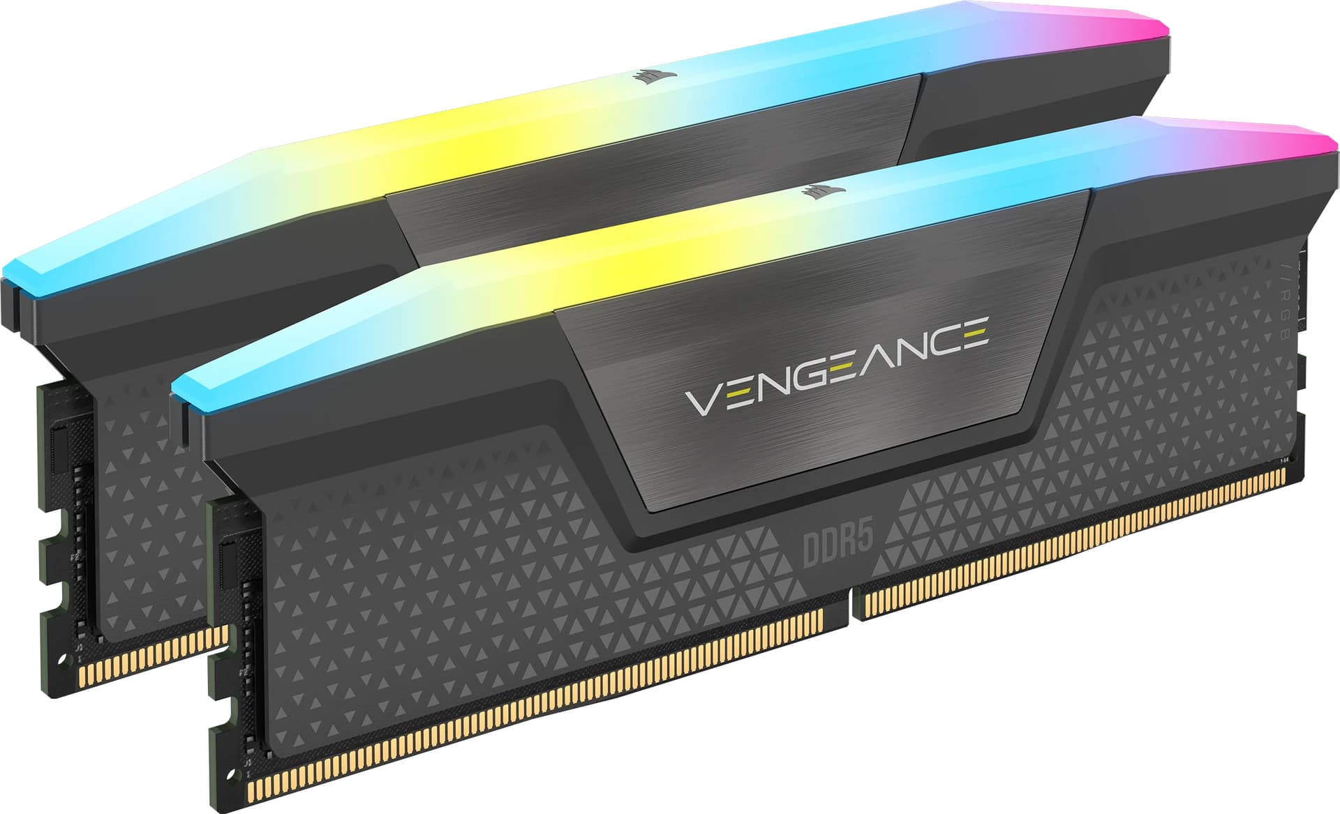 Corsair Memorie DDR5, 32GB, KIT 2x16GB, 6000MT/s, C28, XMP&EXPO, Negru, RGB, VENGEANCE "CMH32GX5M2B6000Z28"