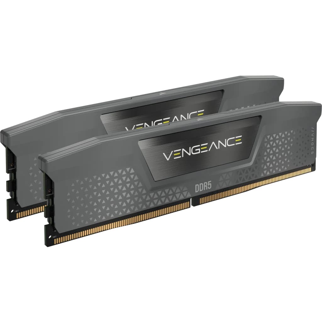 Corsair Memorie DDR5, 32GB, KIT 2x16GB, 6000 MHz, C28, 1.4V, Gri, Vengeance "CMK32GX5M2B6000Z28" — miniatură
