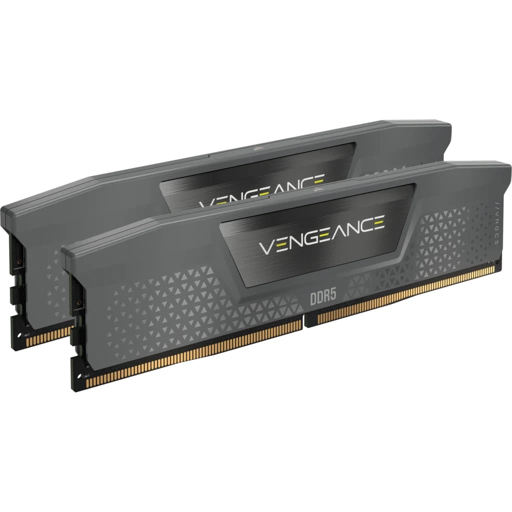 Corsair Memorie DDR5, 32GB, KIT 2x16GB, 6000 MHz, C28, 1.4V, Gri, Vengeance "CMK32GX5M2B6000Z28"