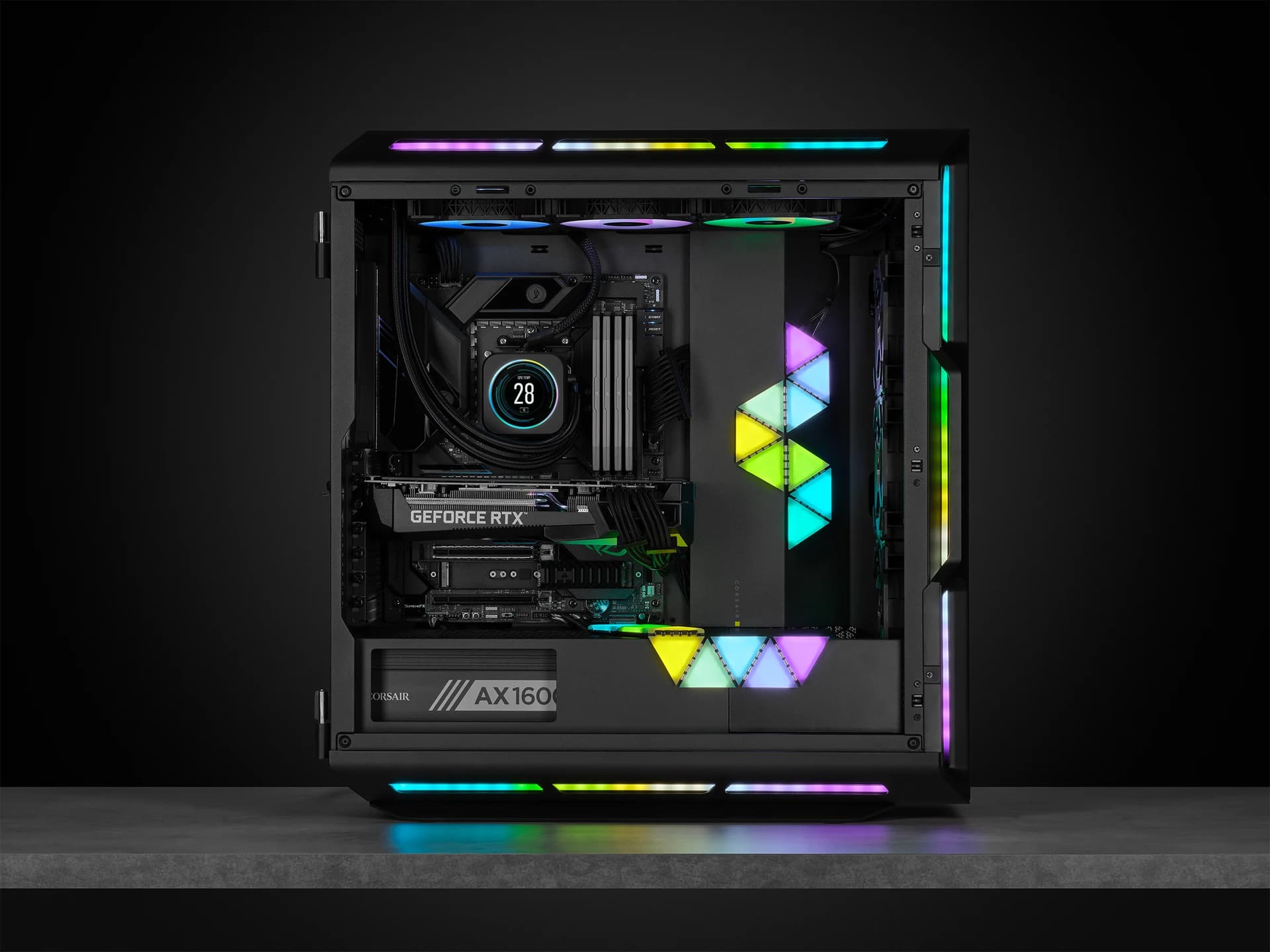 Corsair Memorie DDR5, 32GB, KIT 2x16GB, 6400 MHz, C30, 1.4V, Gri, VENGEANCE "CMK32GX5M2B6400Z30" — miniatură
