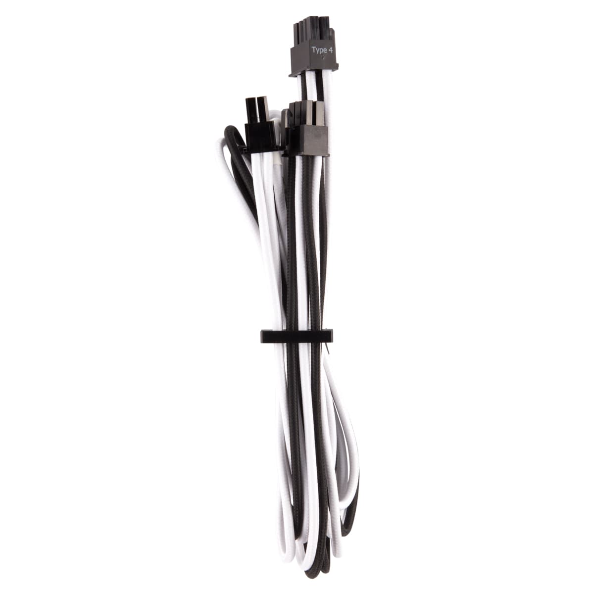Corsair Premium Sleeved PCIe Cable Type 4 Gen 4 - white/black "CP-8920248"