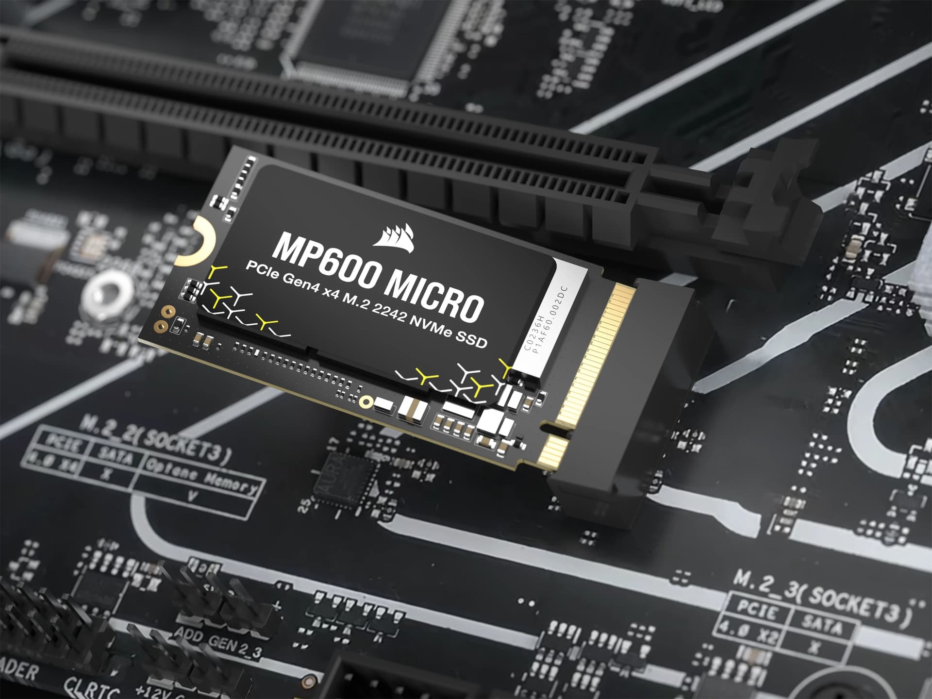 CR SSD MP600 MICRO 1TB Gen4 PCIe x4 "CSSD-F1000GBMP600MCR2" — miniatură
