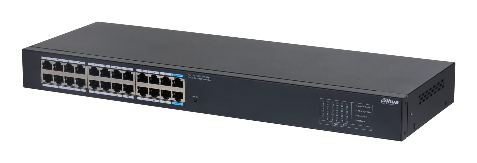 DAHUA 24 PORT UNMANAGED GB SWITCH SG1024 "DH-SG1024"