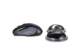 SUPORT ERGONOMIC KENSINGTON, "Slim Duo Gel Mouse", Suport pt. incheietura mainii, cu gel, gri/negru, "K62438WW" — miniatură