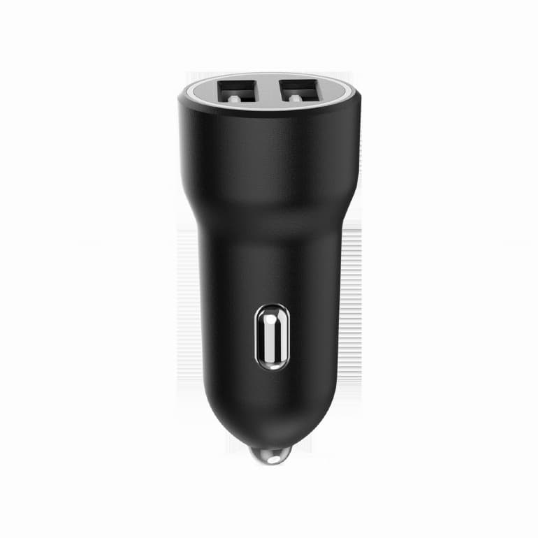 ALIMENTATOR auto GEMBIRD, 2 x USB-A la 5V/2.4A, 12W, pt. bricheta auto, black, "TA-UC-2A15-CAR-01" — miniatură