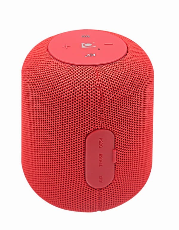 BOXE GEMBIRD portabile bluetooth, RMS: 5W, baterie 1200mAh, microSD, USB, FM-radio, BT v5.1, 116x93x93mm, 338 grame, red, "SPK-BT-15-R"